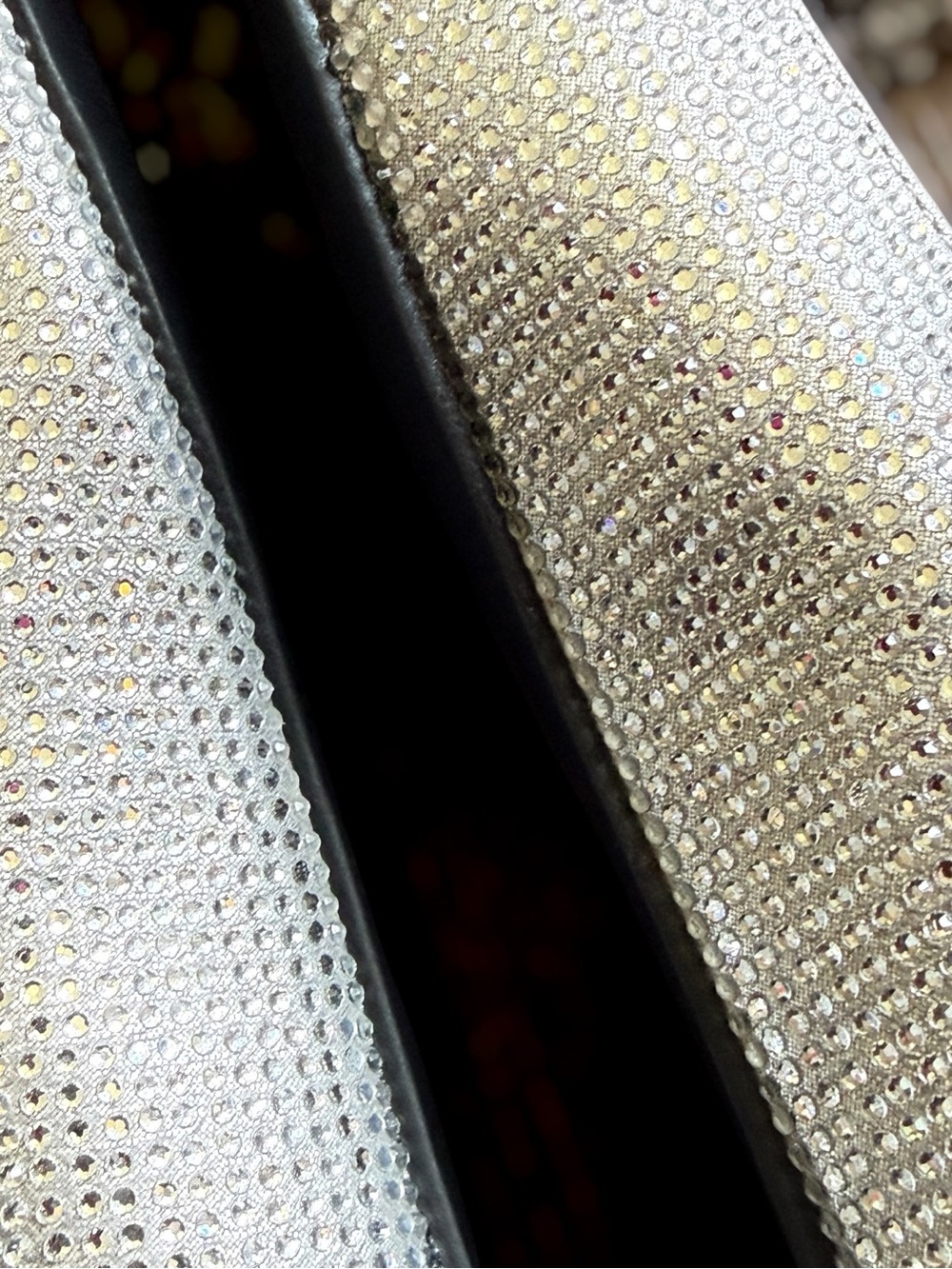 HELLO KITTY X KATY PERRY Silver Crystal Embellished Ballet Flats Size 9 Women - Picture 6 of 10